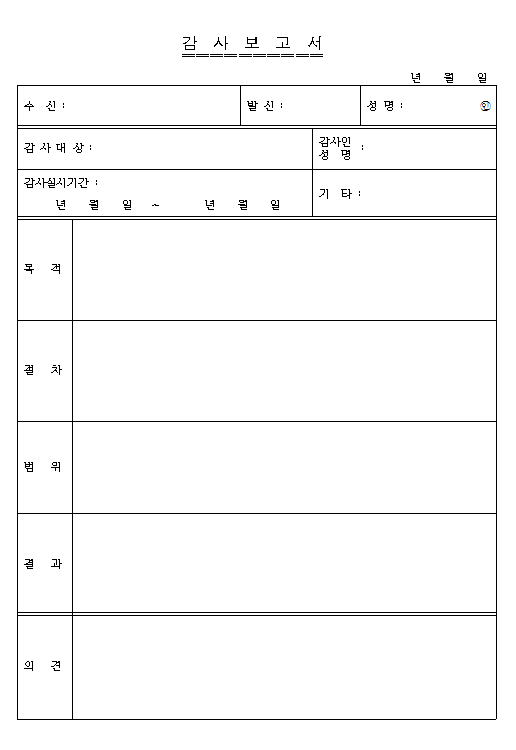 감사보고서